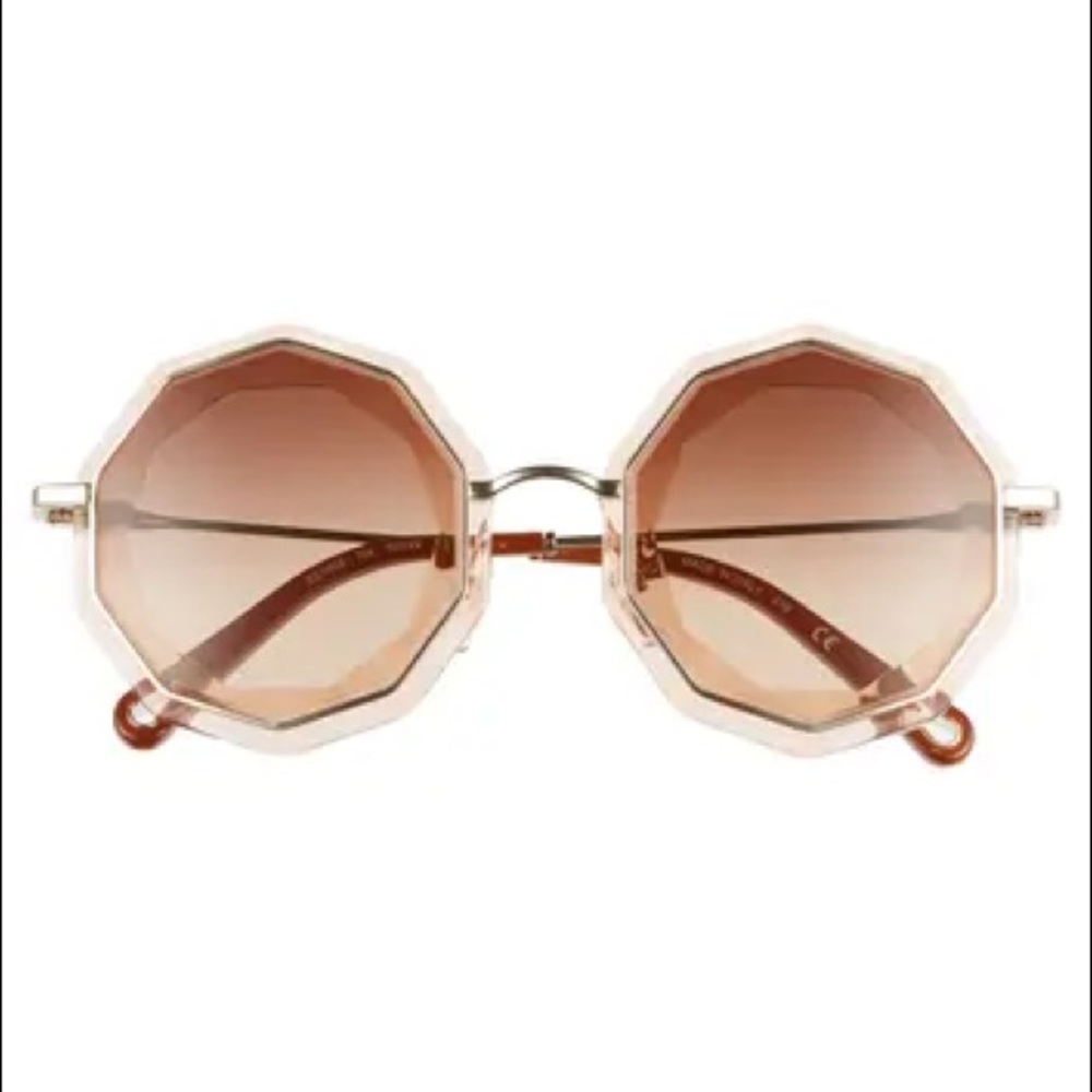 Authentic Chloe CAITE ROUND SUNGLASSES - Picture 7 of 8